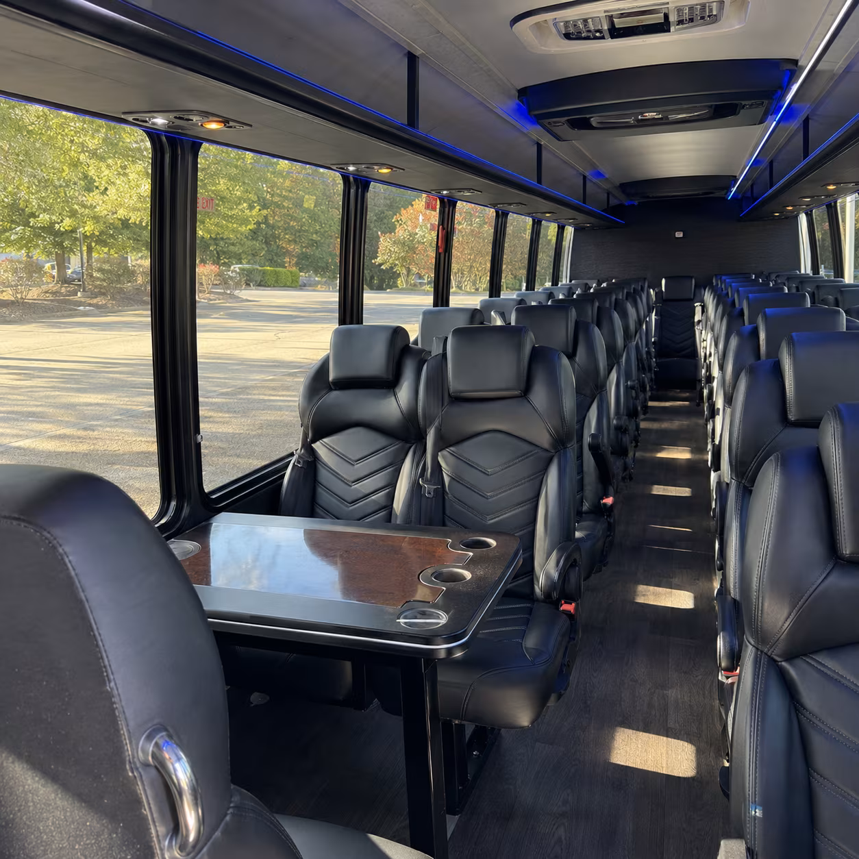 employee shuttle buses for providence companies and business districts