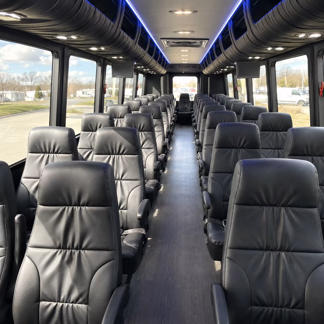 minibuses and sprinter vans for smaller concert groups and multi stop show nights