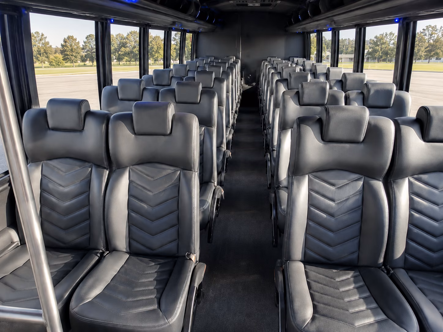 providence 18 passenger minibus inside