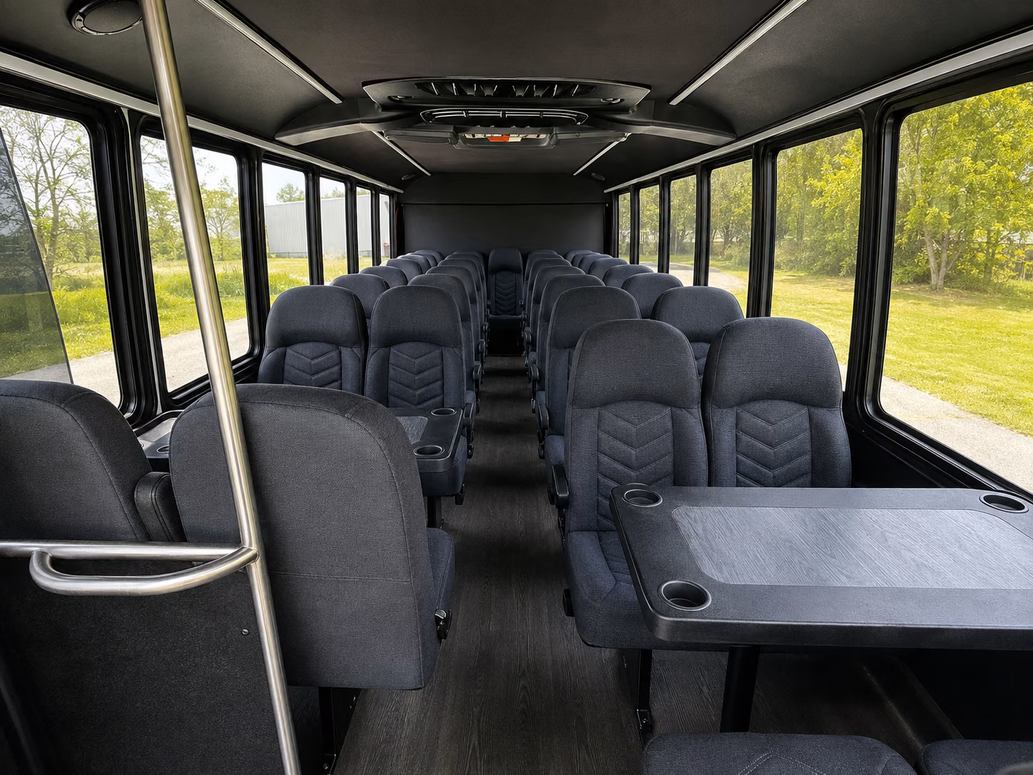 providence 20 passenger minibus inside