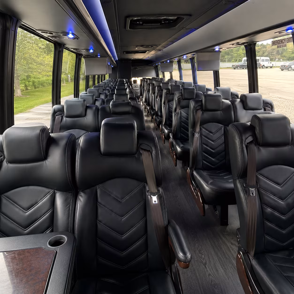 providence 25 passenger minibus inside