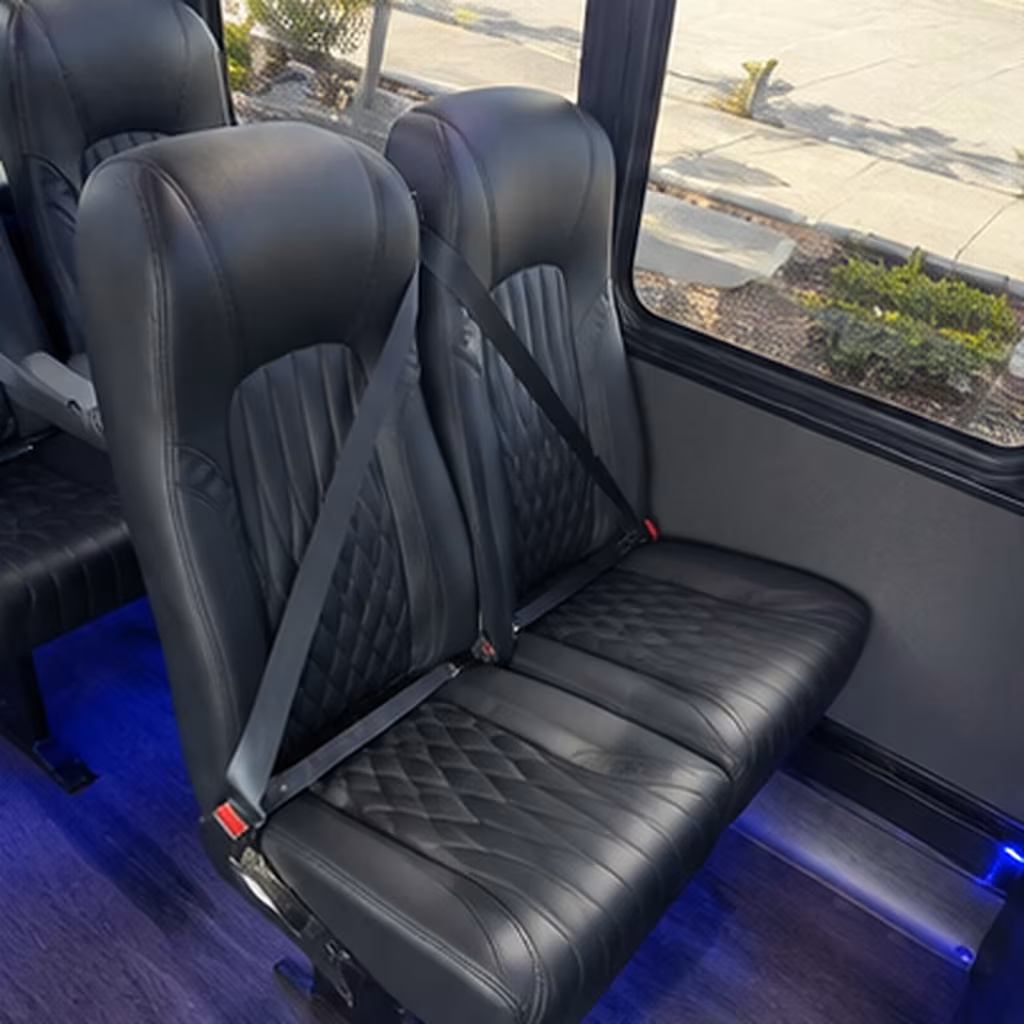 providence 30 passenger minibus inside