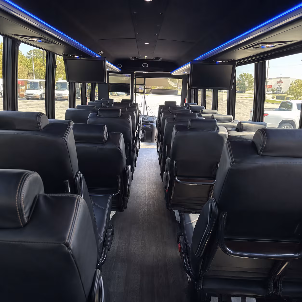 providence 35 passenger minibus inside