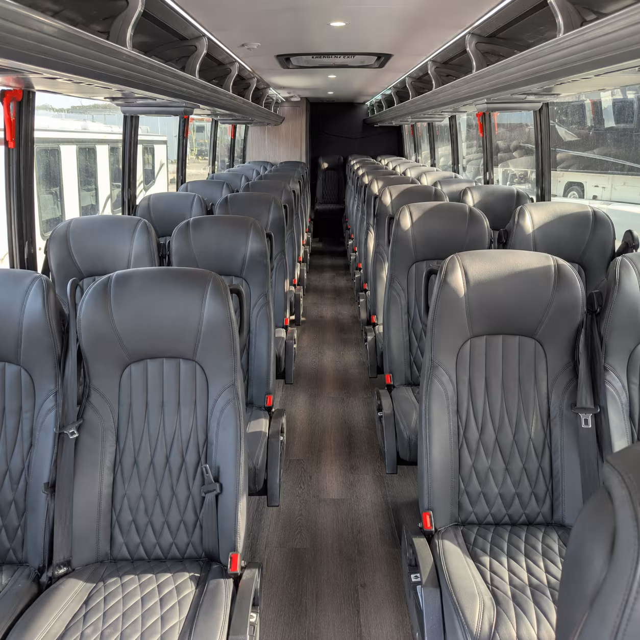 providence 35 passenger minibus interior