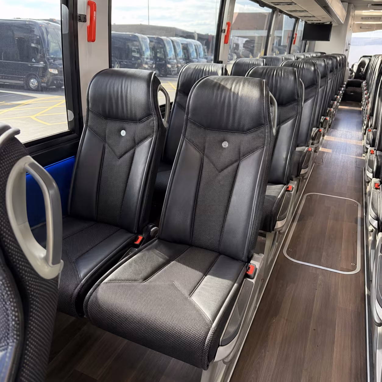 providence 40 passenger charter bus interior